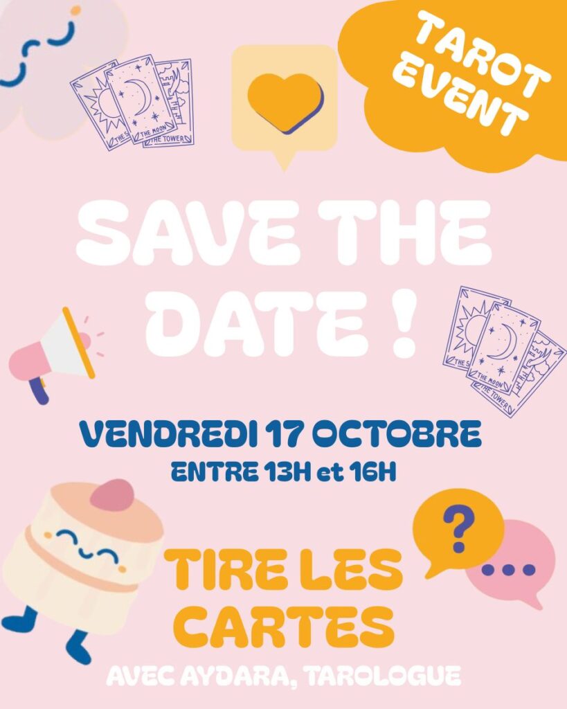 Save the date avec Aydara et le tirage de cartes